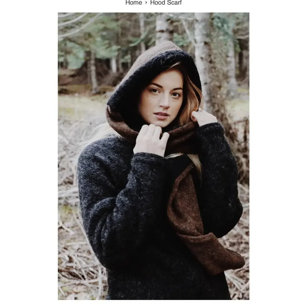 M-Design Icelandic Wool Women’s Hood Scarf